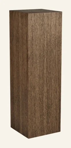 Piedestal brun - 25x25x80 cm