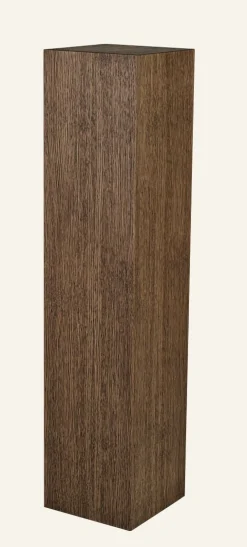 Piedestal brun - 25x25x80 cm