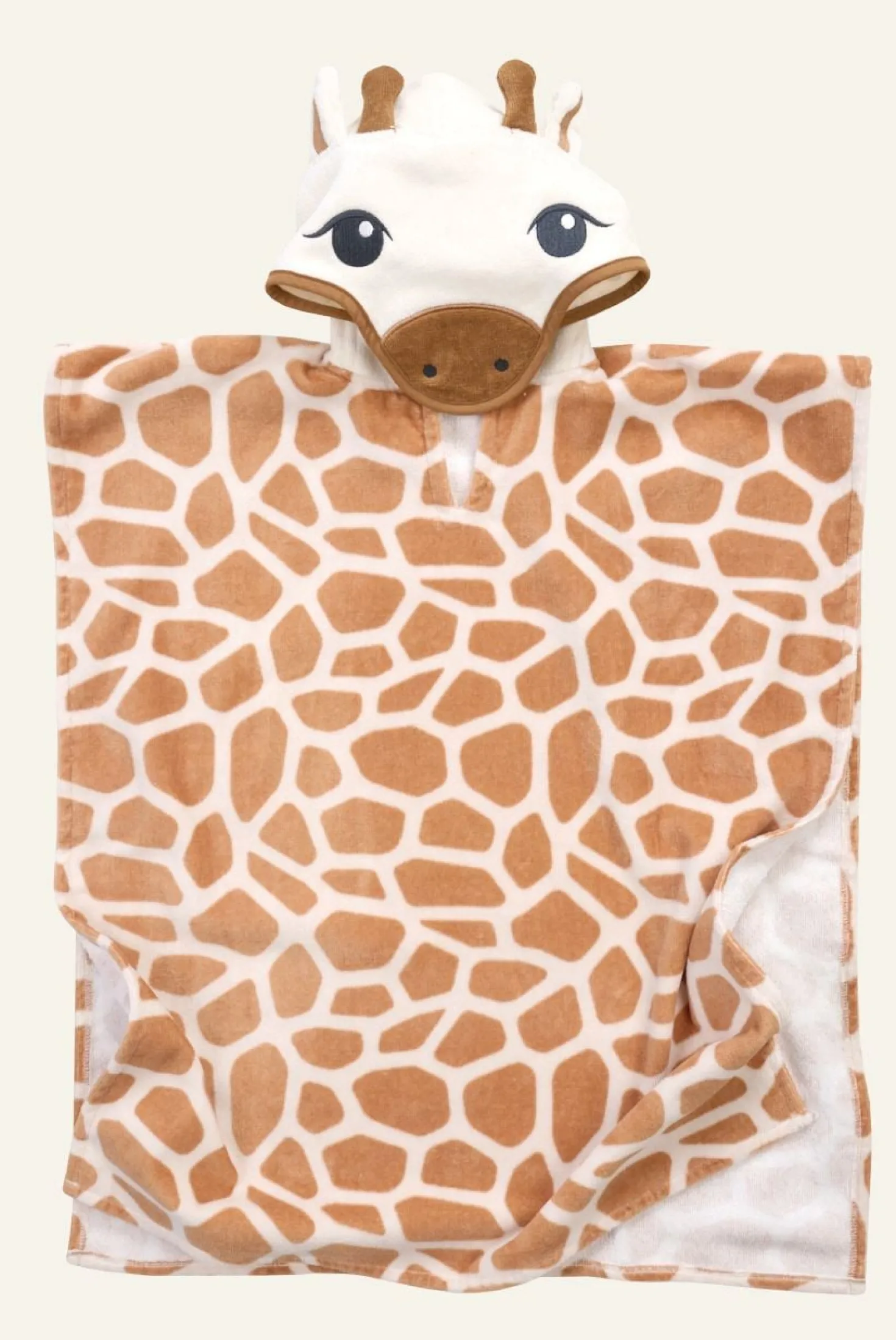 Poncho multi/beige - 60x67 cm