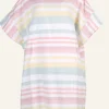 Poncho multi/rosa - one size
