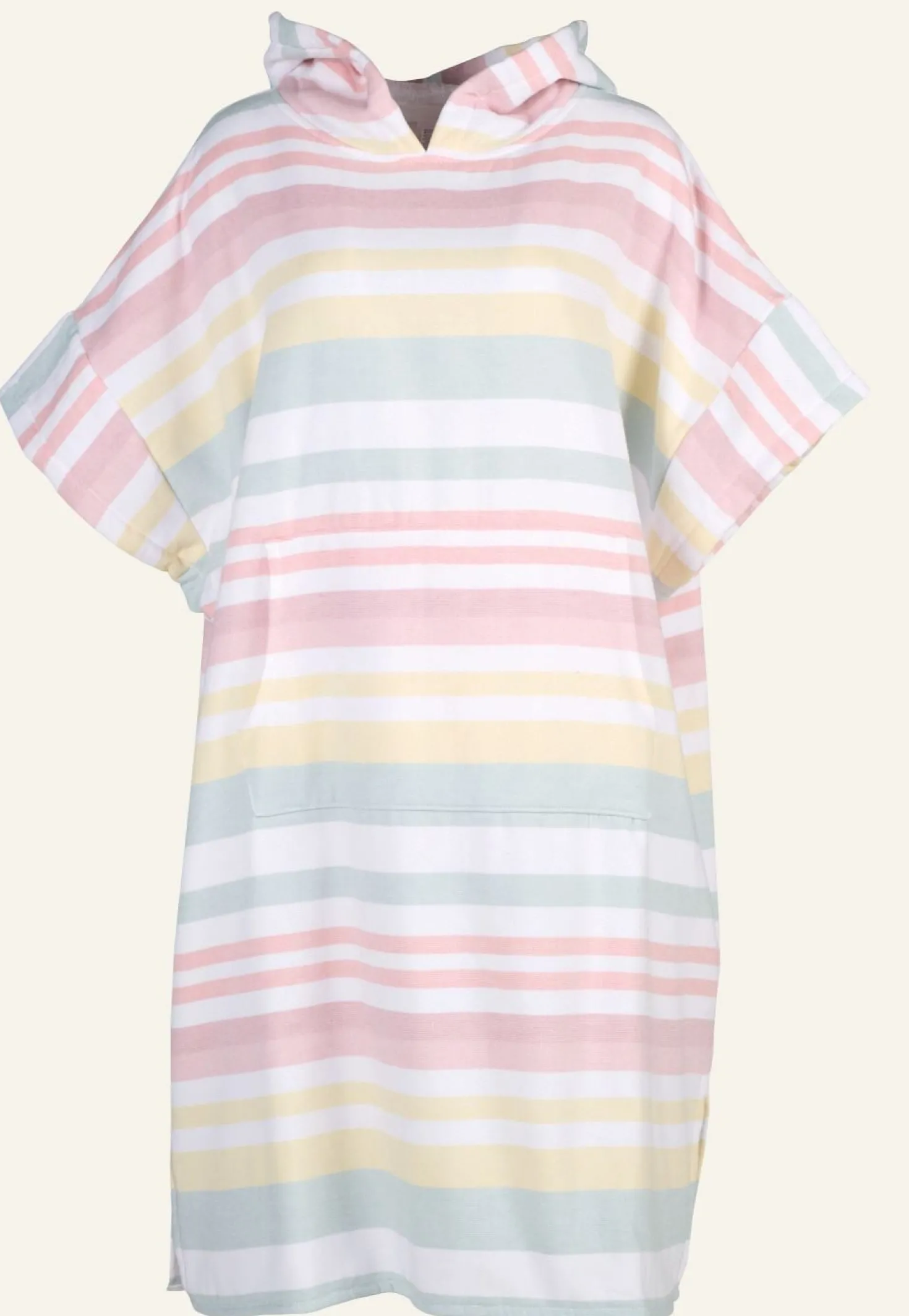 Poncho multi/rosa - one size