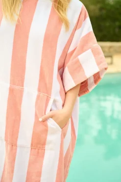 Poncho multi/rosa - one size