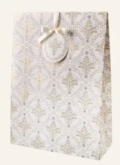 Presentpåse multi/blå - 36x50x15 cm