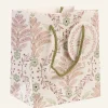Presentpåse multi/rosa - 13x15x9 cm