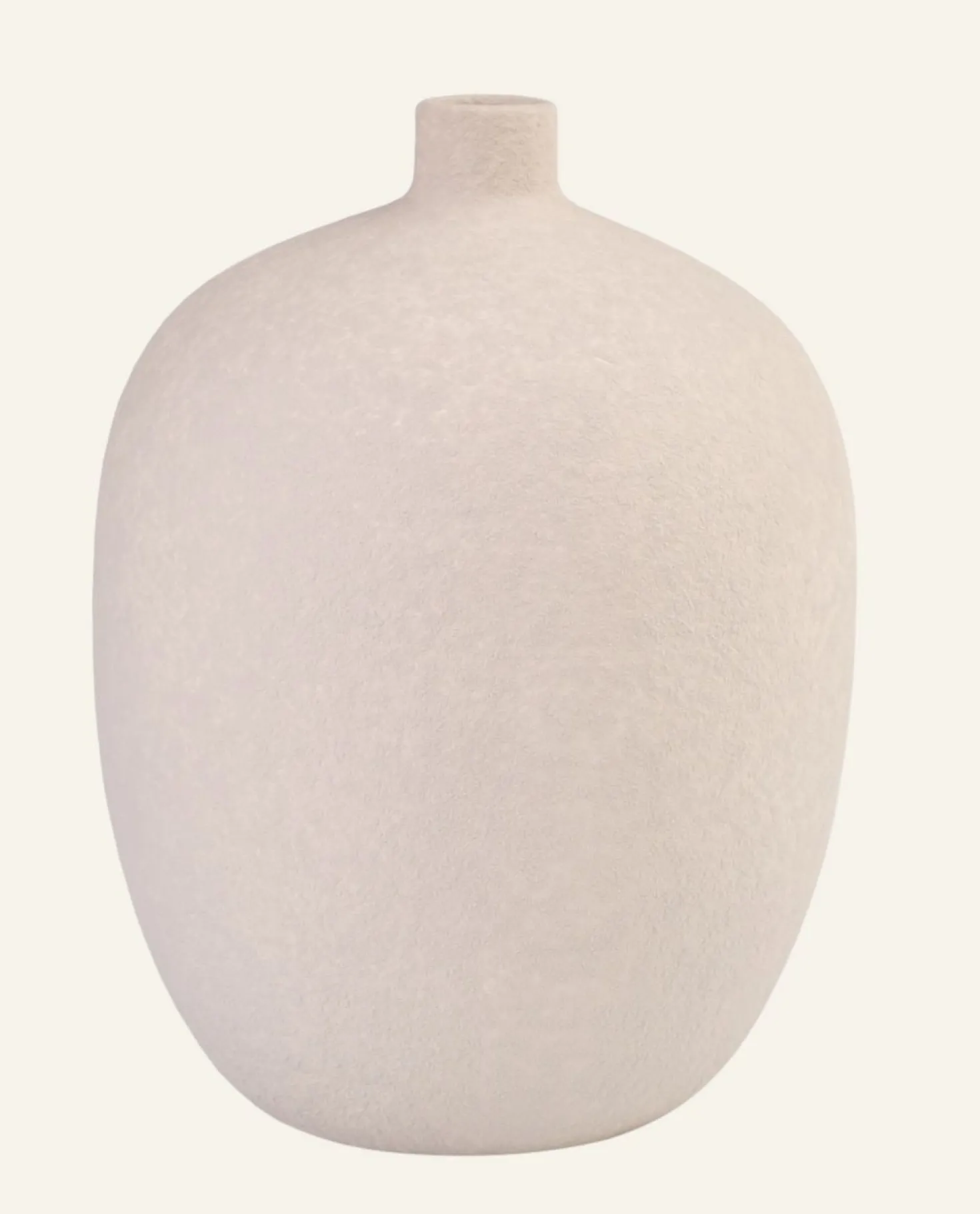 Prydnadskruka beige - 23x23x31,5 cm