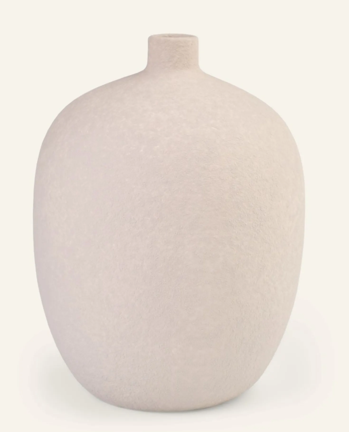 Prydnadskruka beige - 23x23x31,5 cm