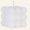 Prydnadsljus vit - 6,2x6,2x5,8 cm