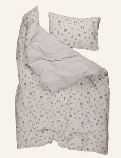 Påslakanset multi/grön - 230x220 cm/50x60 cm