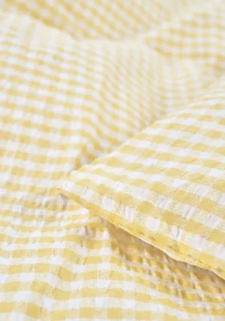 Påslakanset i bäckebölja gul - 150x210 cm/50x60 cm