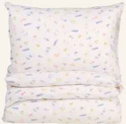 Påslakanset i bäckebölja multi - 150x210 cm
