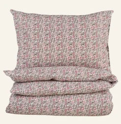 Påslakanset i bäckebölja multi/rosa - 230x220 cm