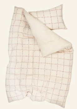 Påslakanset i bäckebölja multi/gul - 150x210 cm/50x60 cm