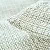 Påslakanset i bäckebölja olivgrön - 230x220 cm