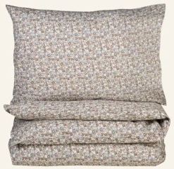 Påslakanset i bomull multi/blå - 150x210 cm/50x60 cm