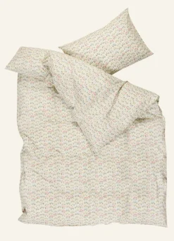 Påslakanset i bomull multi - 150x210 cm