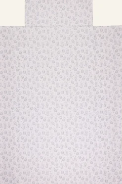 Påslakanset i flanell blå - 100x130 cm