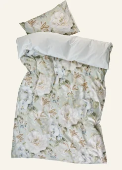 Påslakanset i percale multi/grön - 150x210 cm/50x60 cm