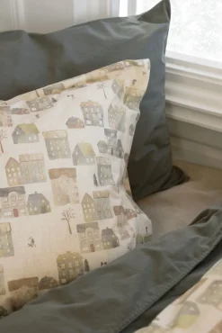 Påslakanset i percale multi - 150x210 cm