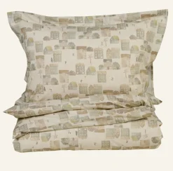 Påslakanset i percale multi - 150x210 cm