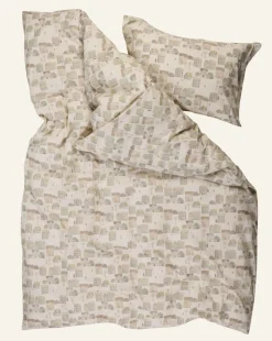 Påslakanset i percale multi - 150x210 cm