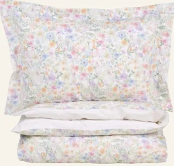 Påslakanset i percale multi - 150x210 cm