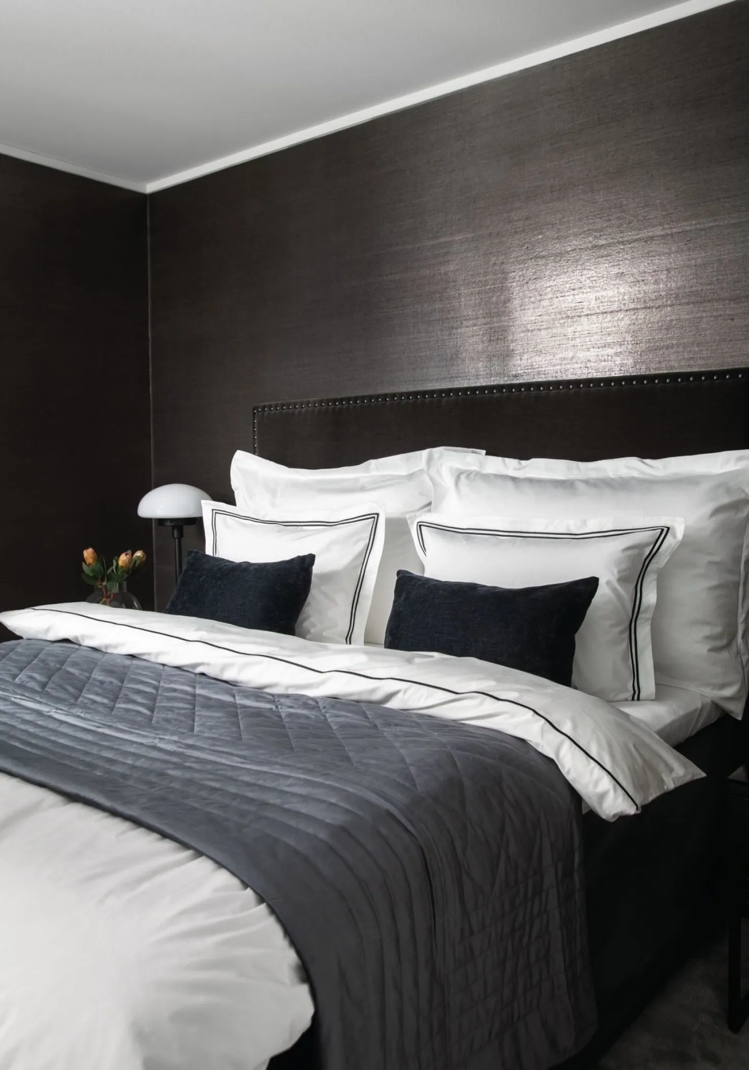 Påslakanset i percale vit - 150x210 cm