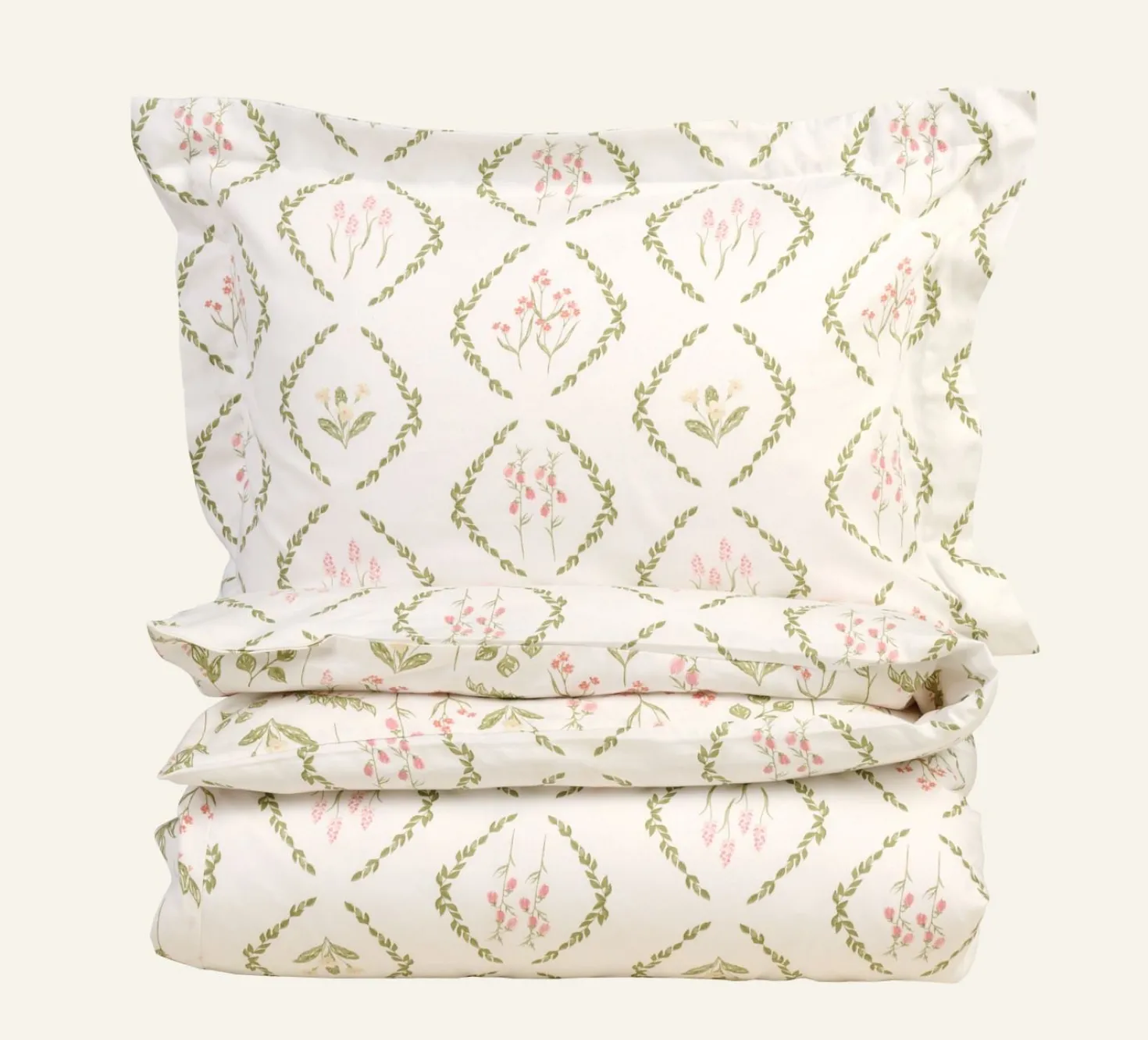 Påslakanset i satin multi - 230x220 cm