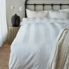 Påslakanset i satin offwhite - 150x210 cm