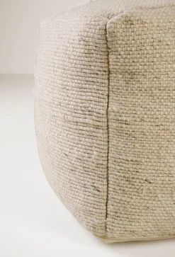 Puff beige - 40x40x40 cm