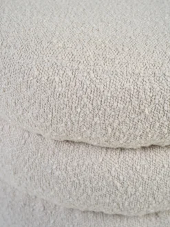 Puff ljusbeige - 50x50x43 cm