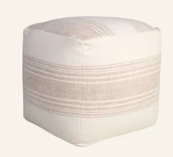 Puff silver - 40x40x40 cm