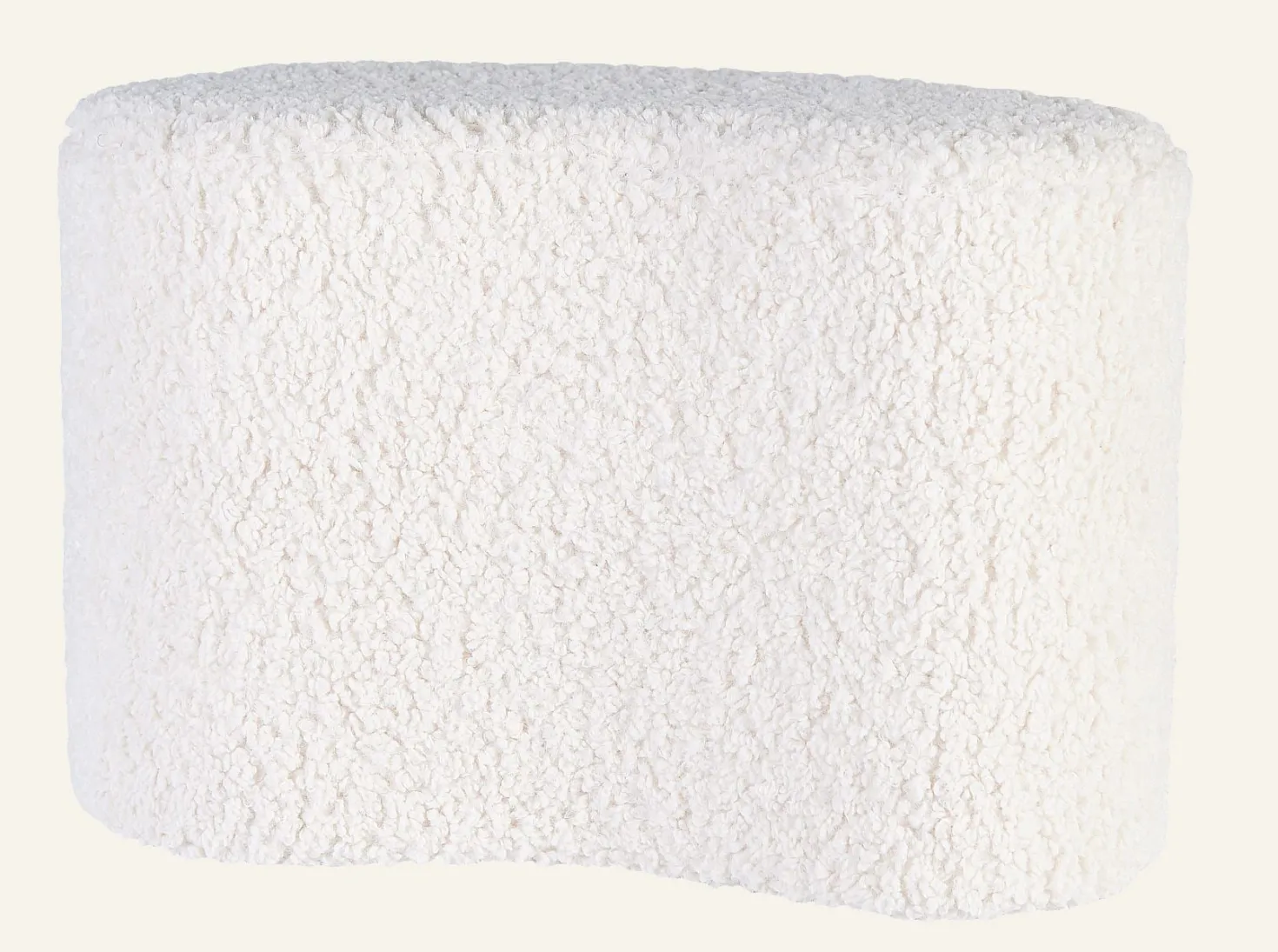 Puff vit - 30x50x32 cm