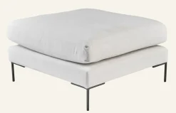 Puff vit - 90x90x50 cm