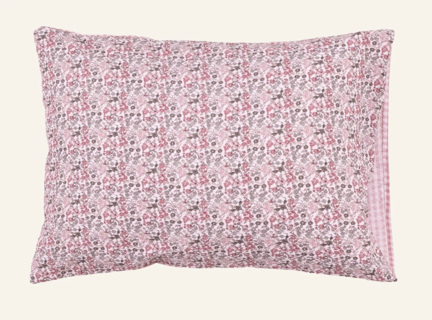 Örngott i bäckebölja multi/rosa - 70x100