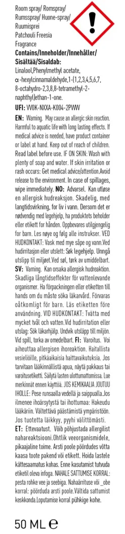Rumsspray grön - 50 ml