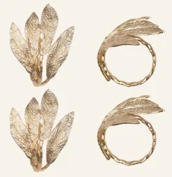 Servettringar guld - ø5 cm