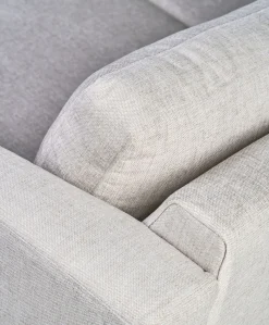 3-sits soffa beige - 189x94x80 cm