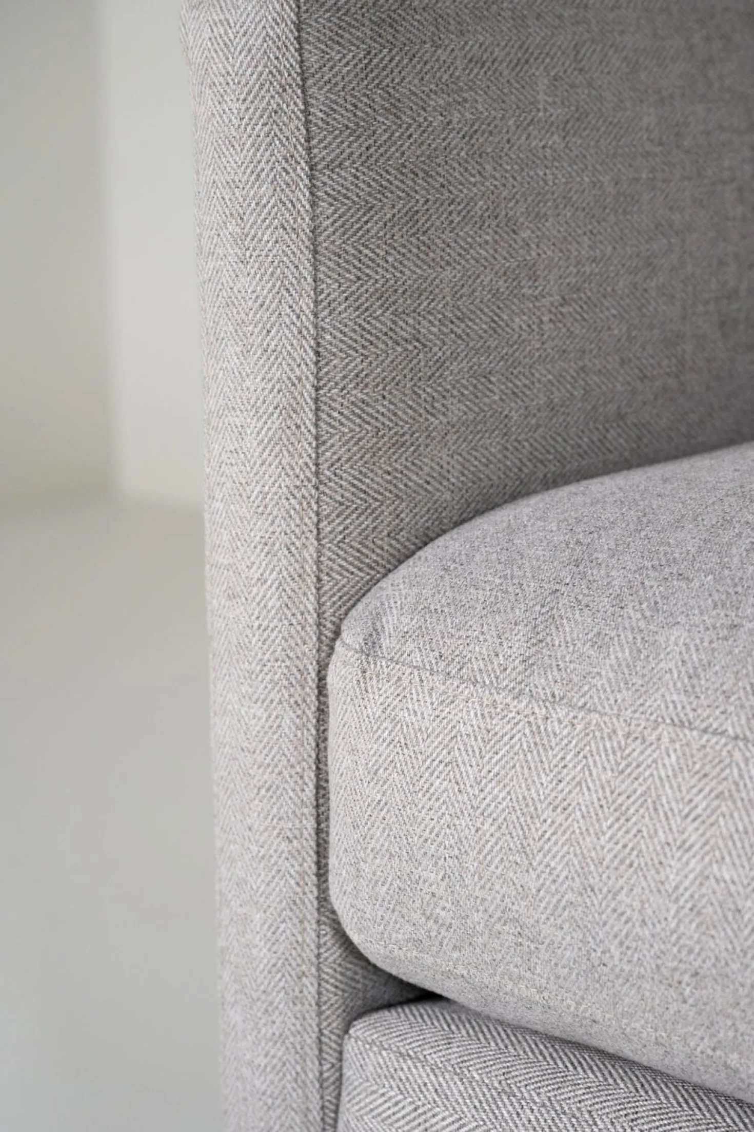 3-sits soffa ljusgrå - 227x100x83 cm