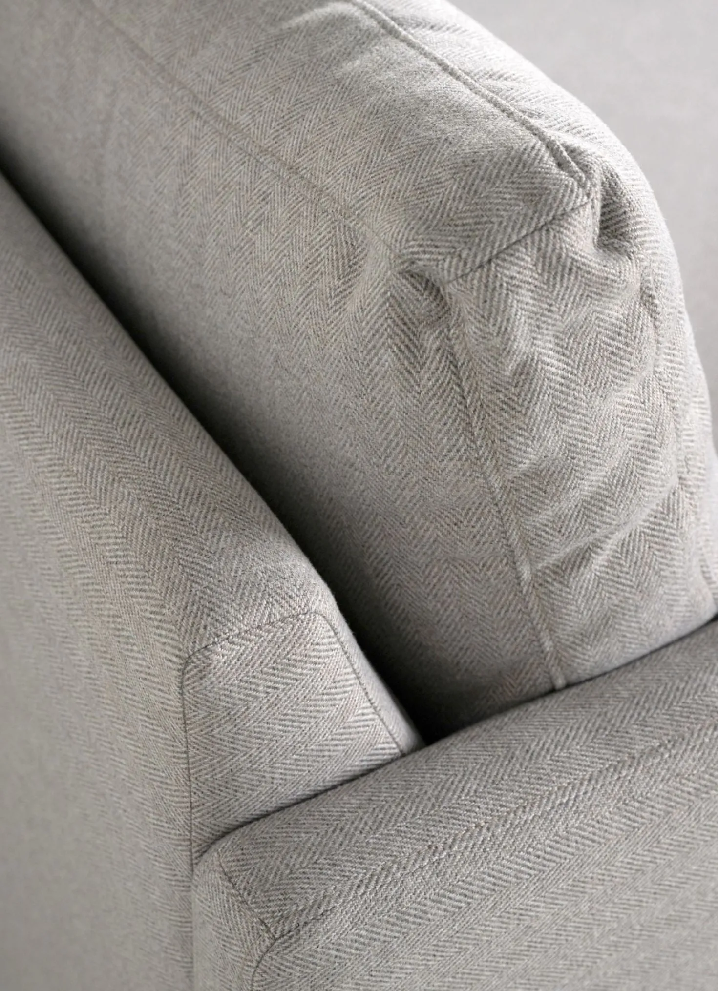 3-sits soffa ljusgrå - 227x100x83 cm