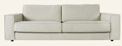 3-sits soffa natur - 222x95x79 cm