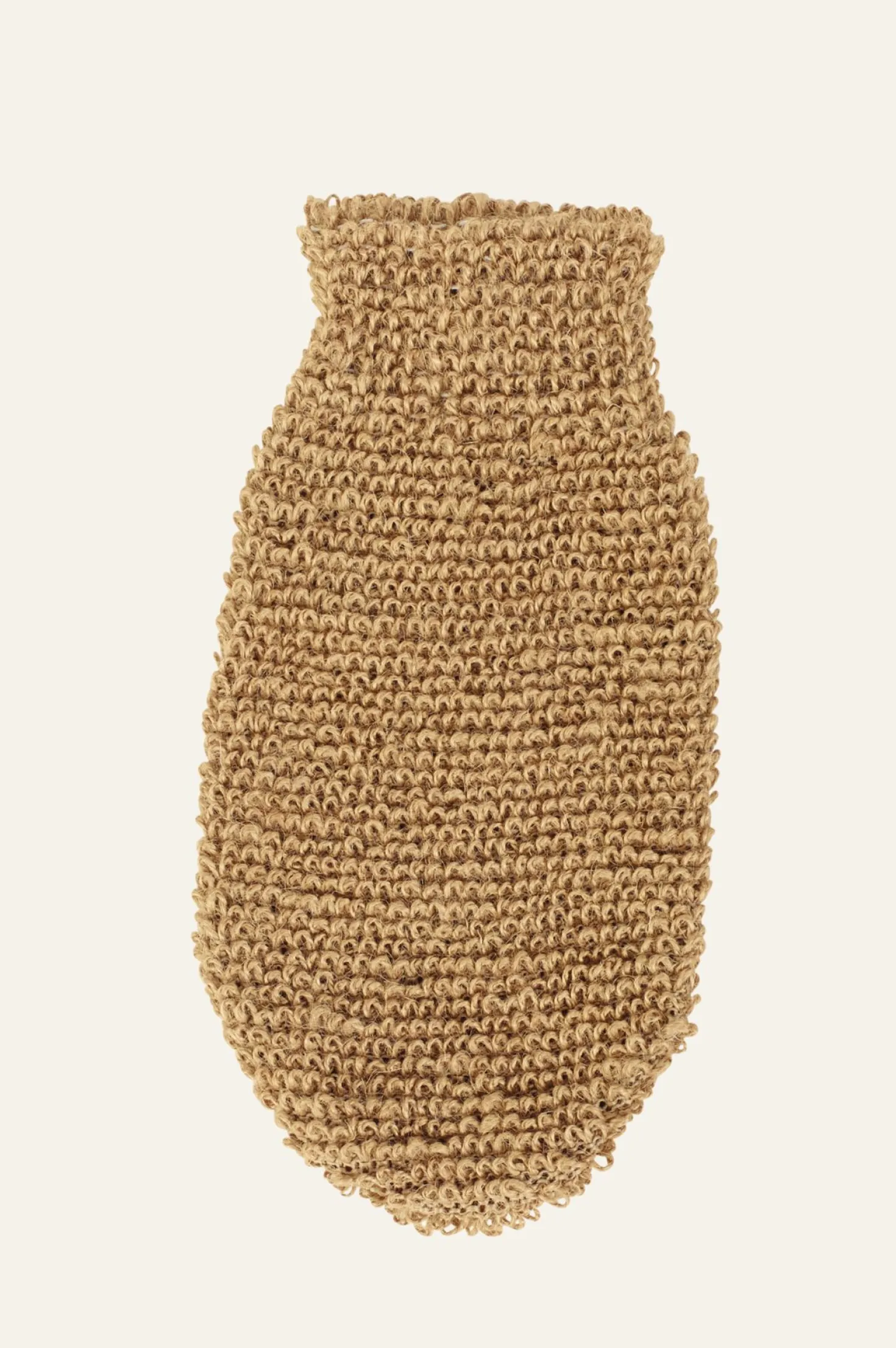 Skrubbhandske natur - 26x12 cm