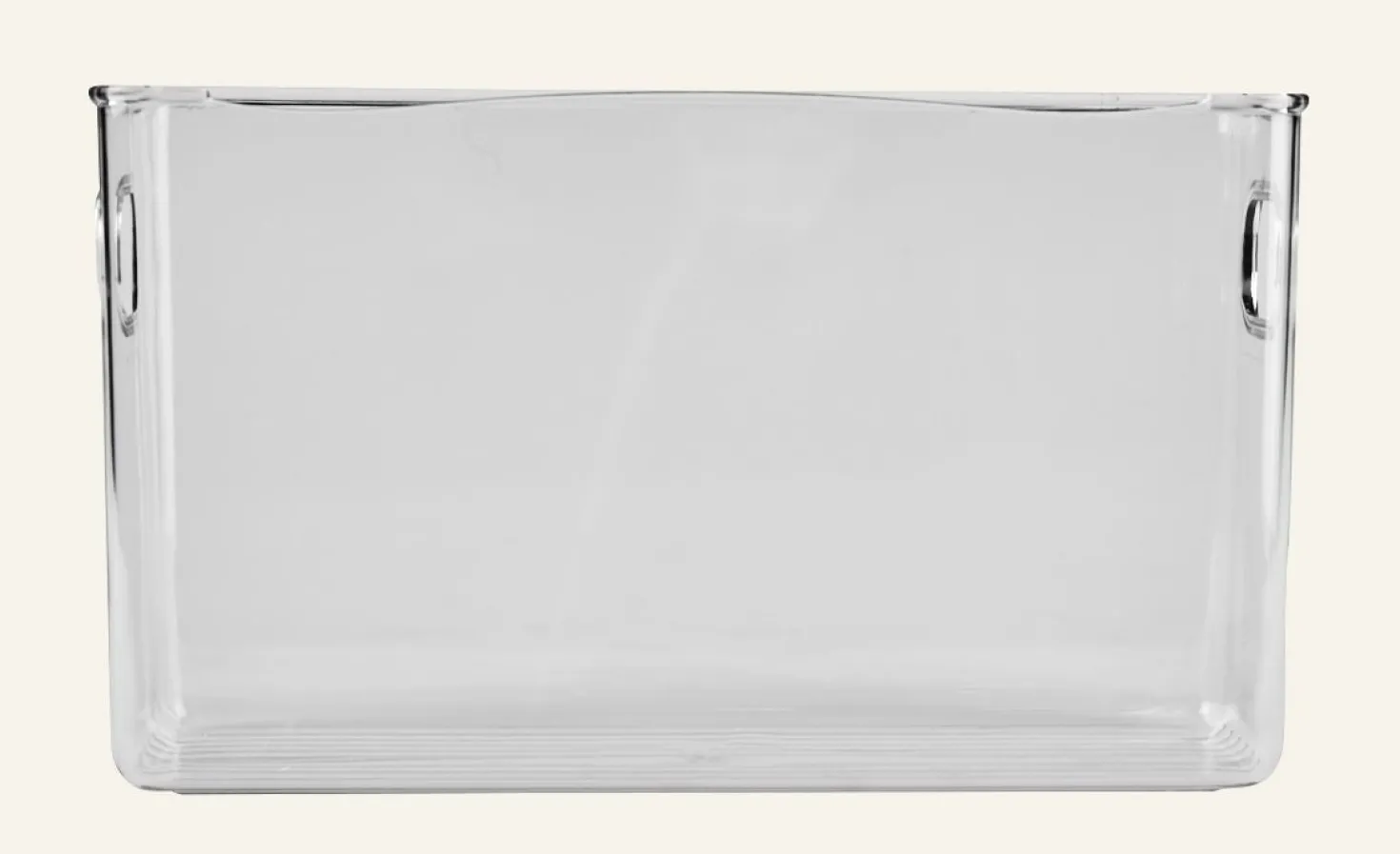 Smal förvaringslåda transparent - 9,6x39x12,2 cm