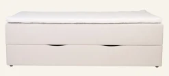 Säng med förvaring beige - 120x200x59 cm