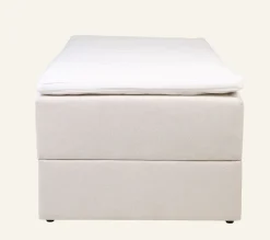 Säng med förvaring beige - 120x200x59 cm