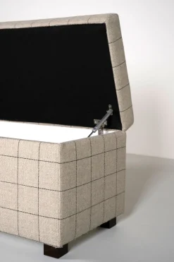 Sängbänk multi/beige - 145x46x47 cm