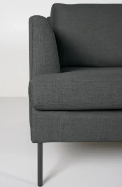 Soffa divan höger grå - 269x220x80 cm