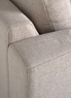 Soffa divan vänster beige - 269x220x80 cm
