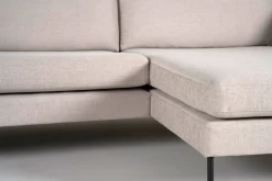 Soffa schäslong höger beige - 300x156x80 cm