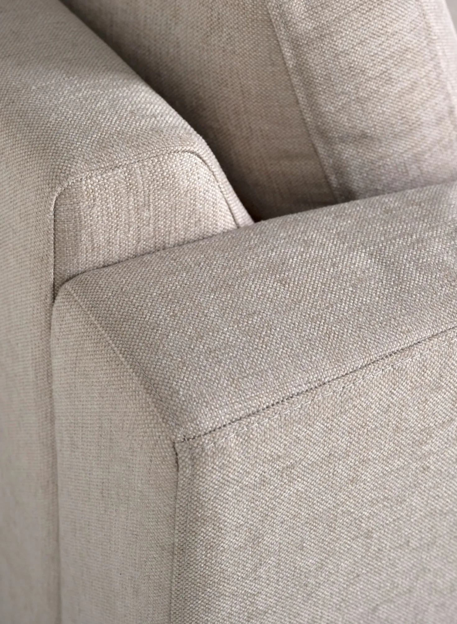 Soffa schäslong höger beige - 300x156x80 cm