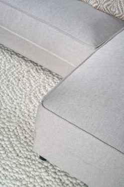 Soffa schäslong höger natur - 315x156x79 cm